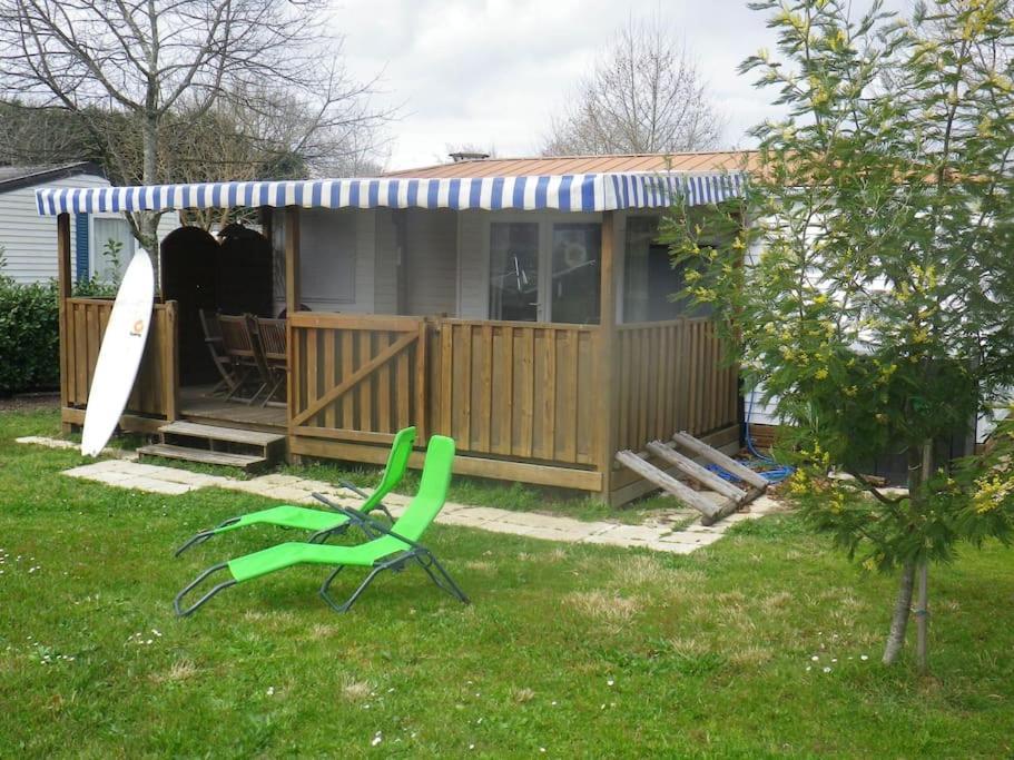 Mobil Home Sur La Cote Landaise Saint-Julien-en-Born Exteriör bild